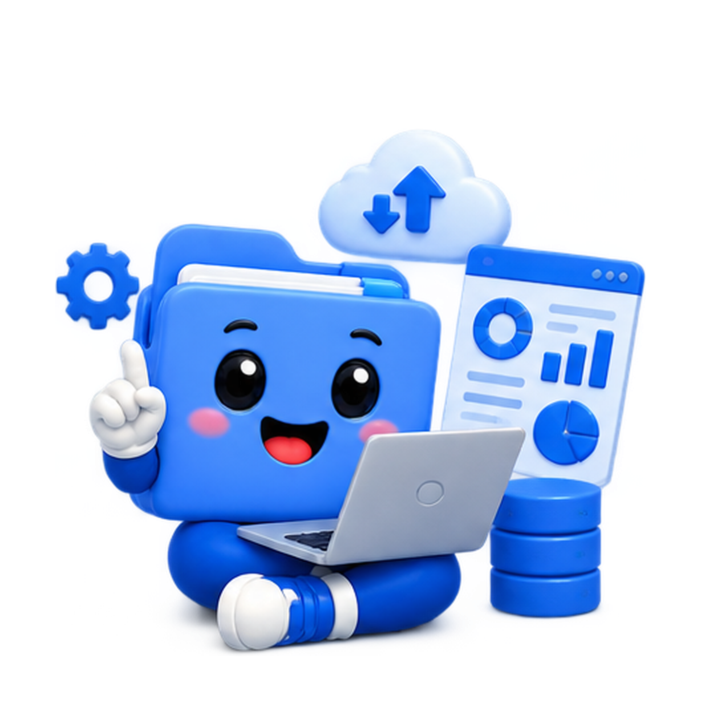 น้อง Folder สำหรับบริการวางระบบบัญชีและปรับปรุงกระบวนการของ Blue Papers Consulting