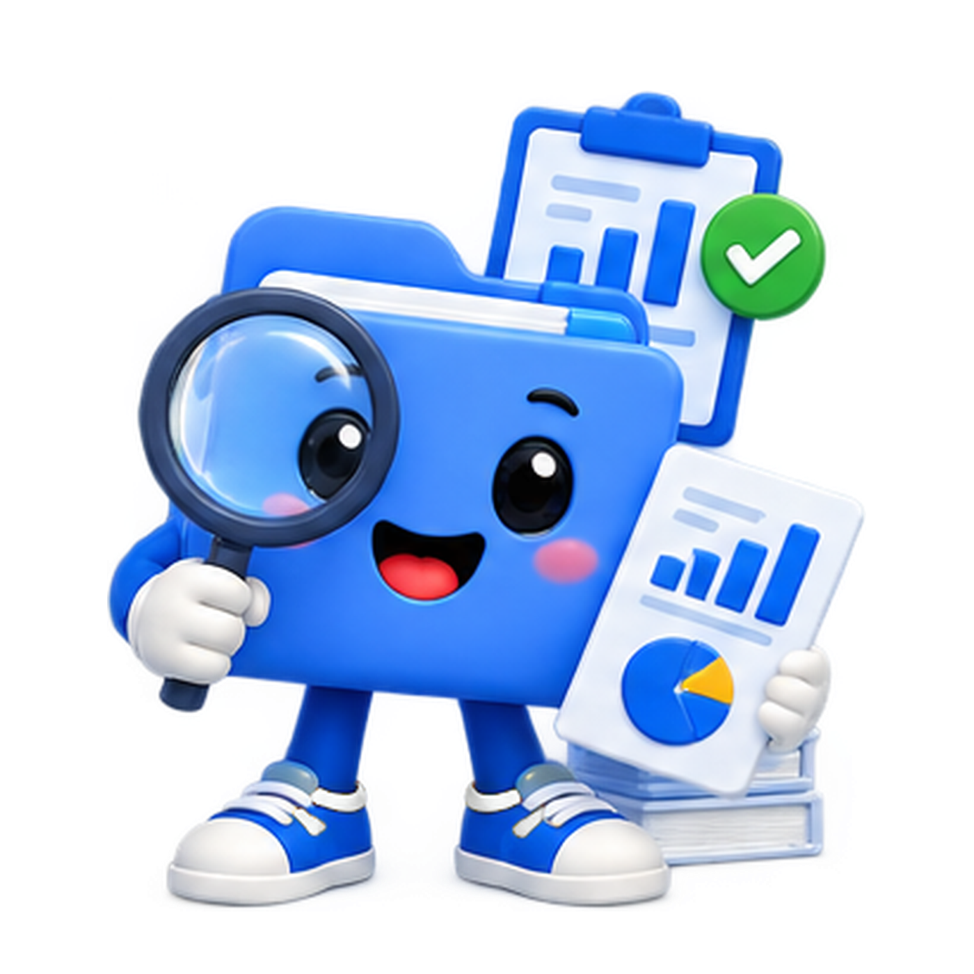 น้อง Folder สำหรับบริการสอบบัญชีและตรวจสอบของ Blue Papers Consulting