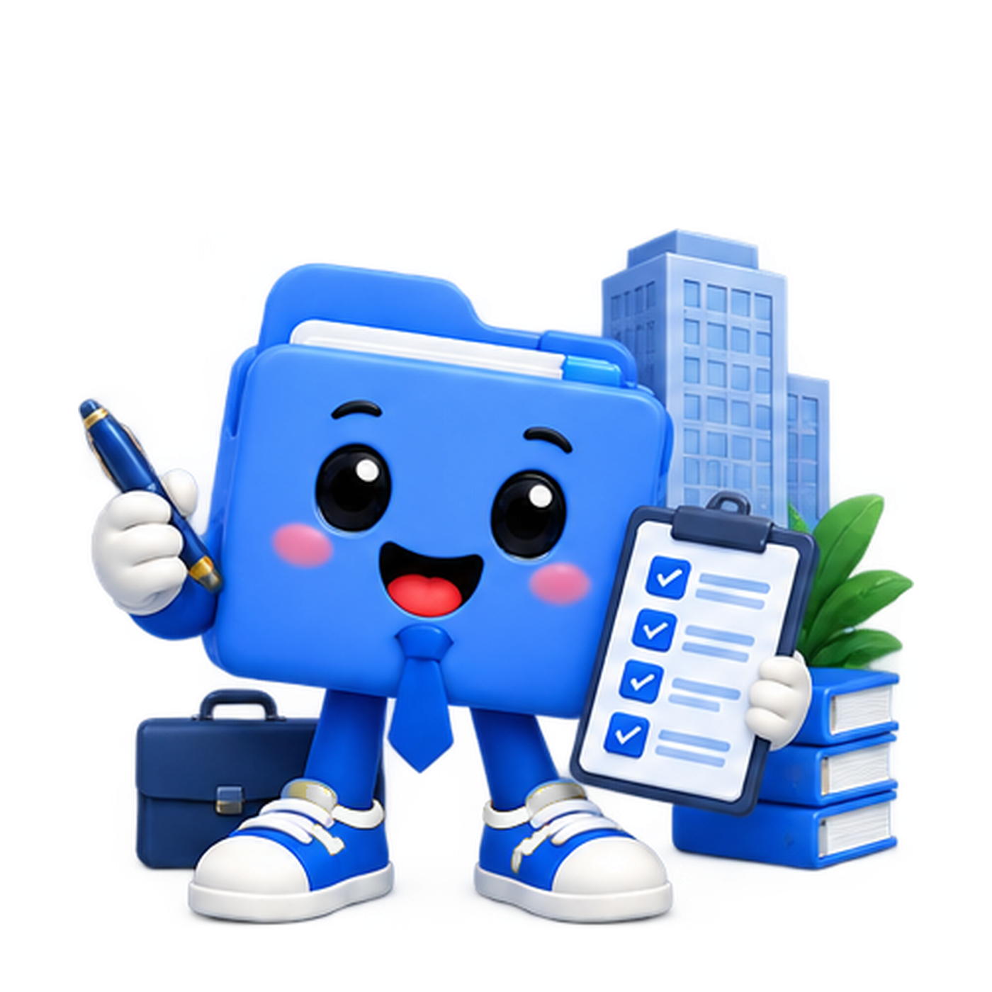 น้อง Folder สำหรับบริการจดทะเบียนและงานนิติบุคคลของ Blue Papers Consulting